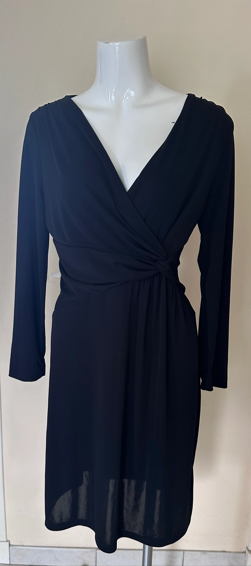 Chic Black Sublime Dress Jacqueline Riu – Size 44 – Impeccable Condition – photo 3